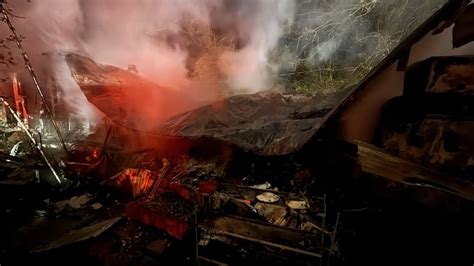 Moselle homeowner escapes injury from fire that destroyed camper, 2 ...
