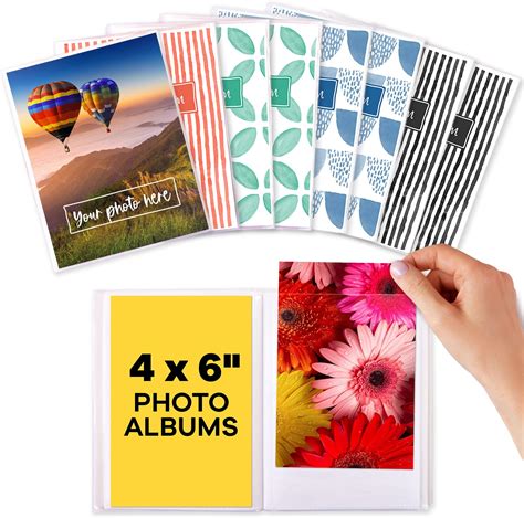 Amazon.com: Portfolio Photo Album Holds 200 Pictures - 4x6 Inch/Space ...