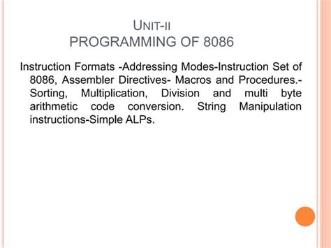 Assembly Language Programming 8086 Emulator 的图像结果