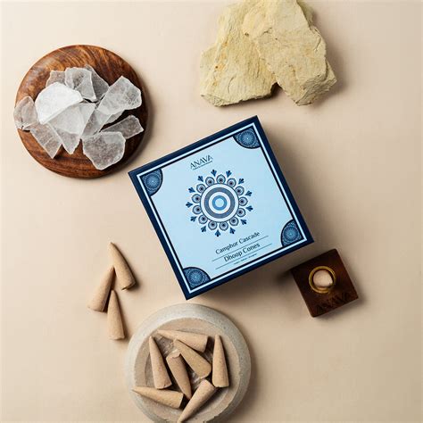 Camphor Cascade-Dhoop Cones for Calming aroma – HOUSE OF ANAVA