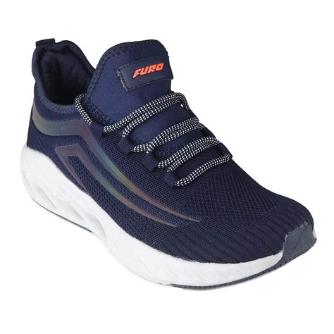 Furo Brand Mens Running Laced Sports Shoes W3039 (Eve.Blue) :: RAJASHOES