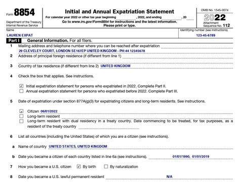 What Is IRS Form 8854? A Guide for Expats