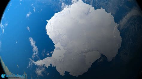 Antarctica and The Poles Maps, Satellite Views from Space 3