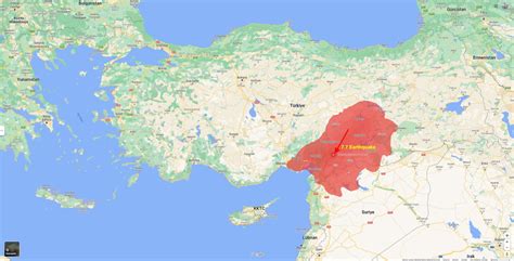 2023 Turkey Earthquake – WorldMap1.com Blog