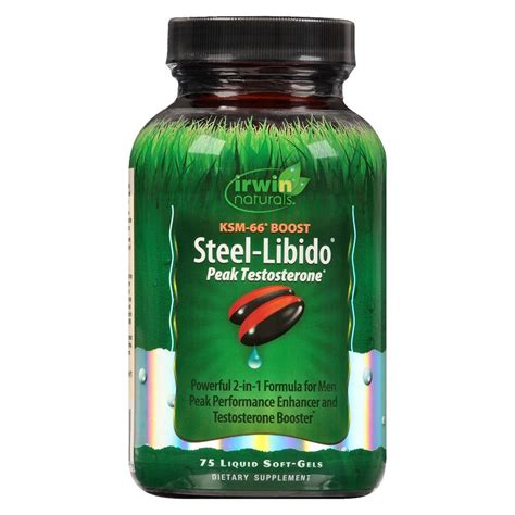 Irwin Naturals Steel-Libido Peak Testosterone Liquid Softgels | Walgreens
