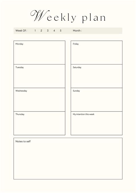 Weekly Lesson Plan 的图像结果