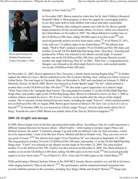 Christopher - CHRIS - Brown (wikipedia) | PDF