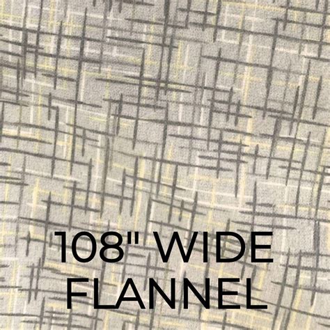 108 Inch Wide Flannel Quilt Backing Fabric Sold by the Meter Extra Wide Flannel for Easy to Sew ...