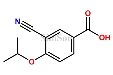 3-Cyano-4-isopropoxybenzoic acid | CAS No- 258273-31-3 | Simson Pharma ...