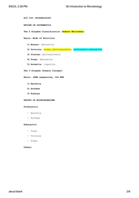 SOLUTION: 36 introduction to microbiology cell biology bio 86 2021 2022 ...