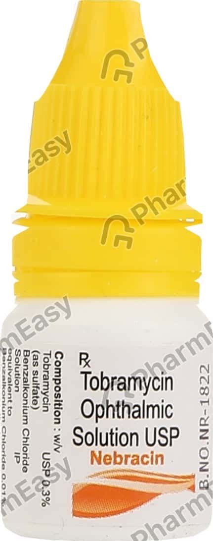 Buy Zentob 0.3 %W/V Eye Drop (5) Online at Flat 15% OFF | PharmEasy