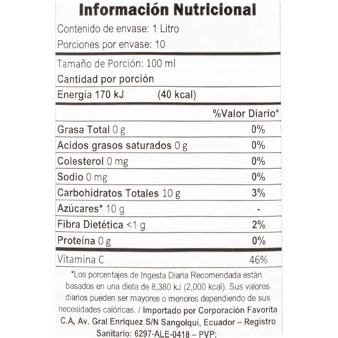 Jugo De Naranja Y Mango CITRIC 1000 Ml - Supermaxi