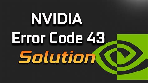 Image result for NVIDIA Problem Code 43