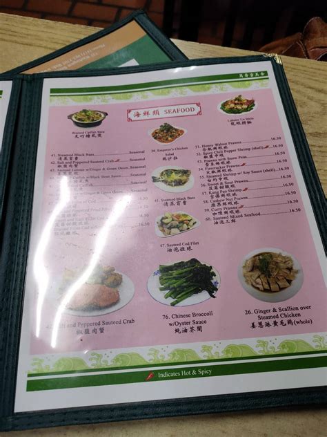 Menu at Grant Place Restaurant, San Francisco, 737 Washington St