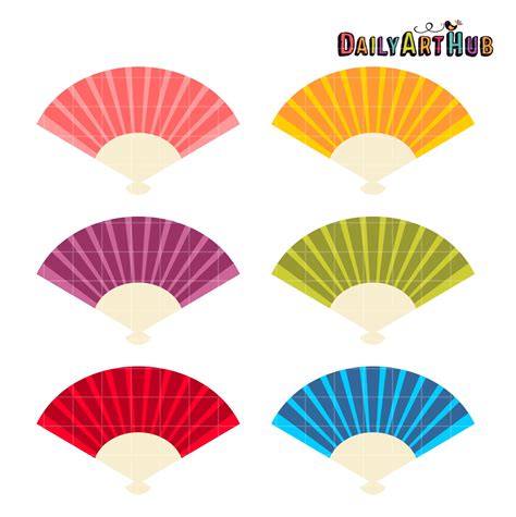 Hand Fan Clip Art
