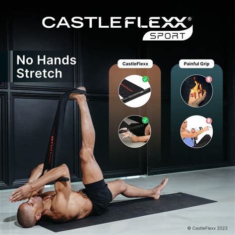 CastleFlexx Sport | Adult Black/Red, X-Large | Mobility and Full Body Strengthening Device ...