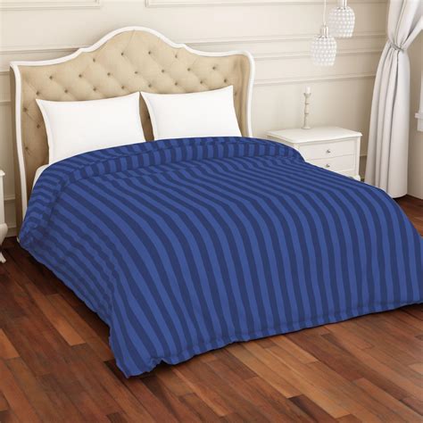 Buy SPACES Sky Rise Striped 210TC Double Bed Duvet Cover - 228 x 274 cm ...