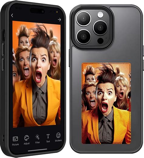 Amazon.com: Snap Frame Phone Case, Smart Ink Phone Case, E Ink Phone ...