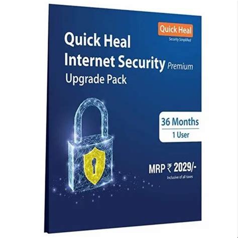 Quick Heal Antivirus - Quick Heal Total Security 1 User 1 Year Renewal ...