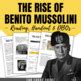 The Rise of Mussolini and Fascism - World War Two - Digital & Print!