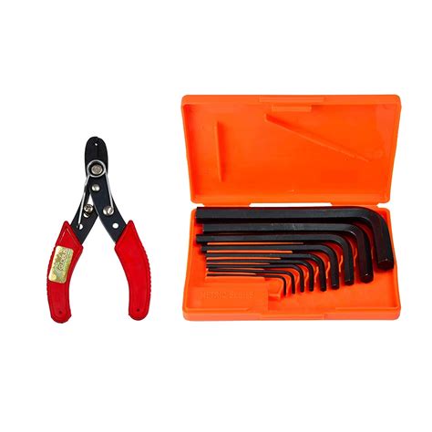 GLOBUS 915 Hand Tool Set /2 PCS (Allen Key Set/9 PCS, 6" Wire Cutter ...