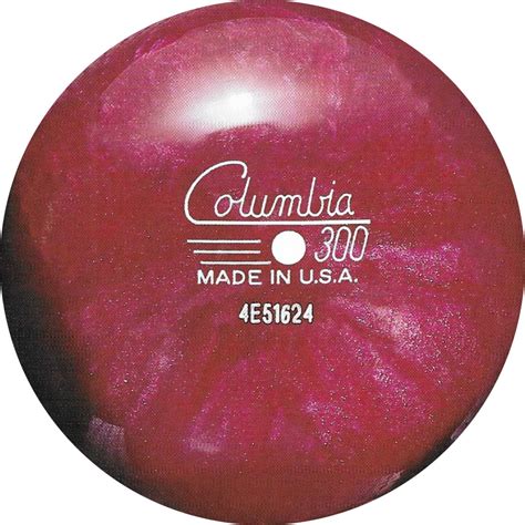 Columbia 300 Candy Apple White Dot Bowling Ball - 123Bowl