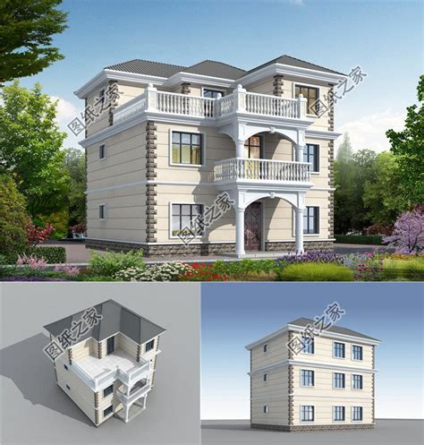 2020二层农村修房子设计图，漂亮的简单别墅图片设计