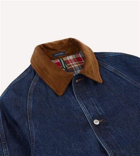 Stone Wash Denim Field Jacket – Drakes