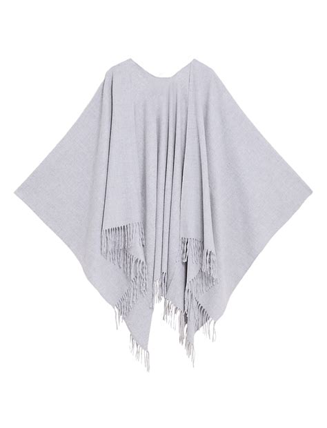 Buy Woven Tassel Poncho at Marks & Spencer