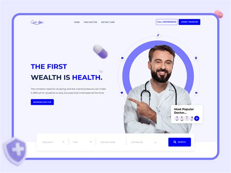 Healthcare Website Design Template :: Behance