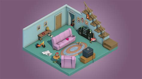 ISOMETRIC model of Family Guy's living room : r/familyguy