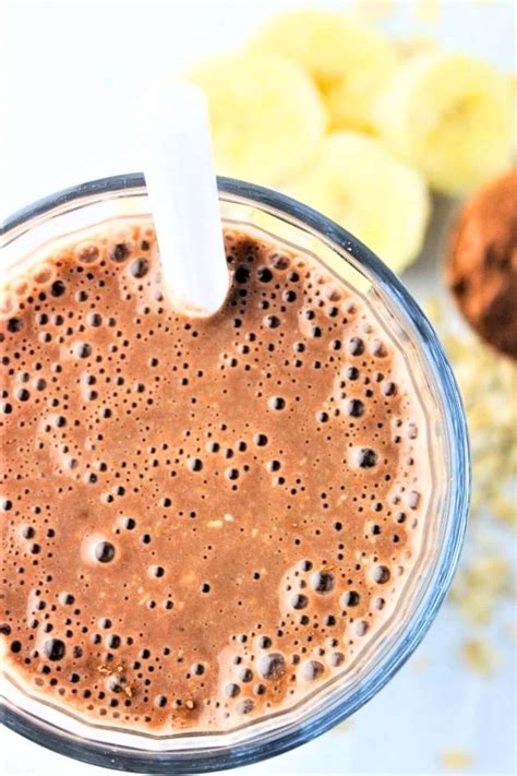 Banana Cocoa Oat Smoothies • Now Cook This!