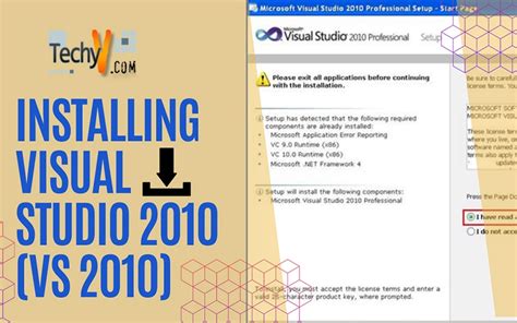 How to Install Visual Studio 2010 Setup 的图像结果