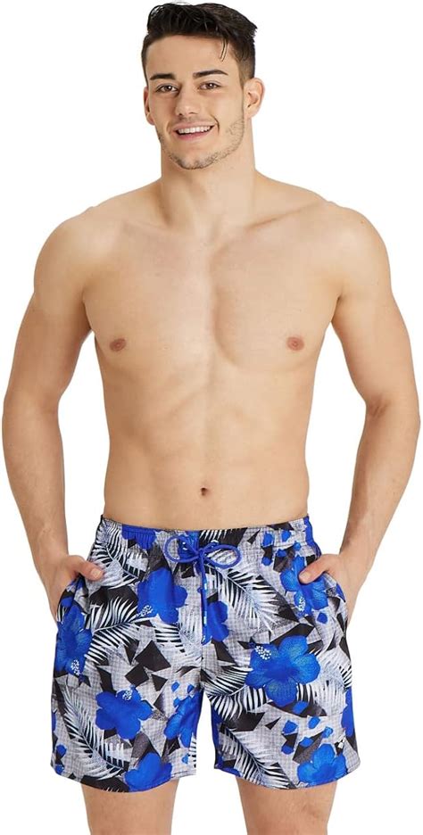 Buy Arena Men's Standard Boxer Allover Swim Trunk Beach Shorts Online ...