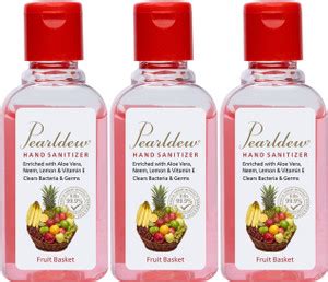 Pearldew (Fruit Basket) | Aloe & Neem | Paraben Free 60 ml Hand ...