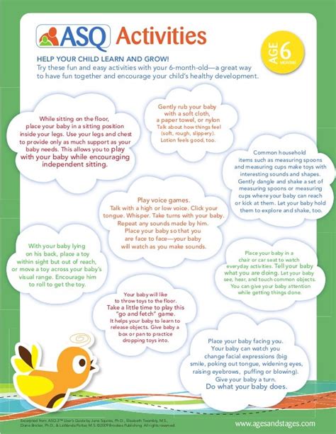 ASQ-3 Parent Activities