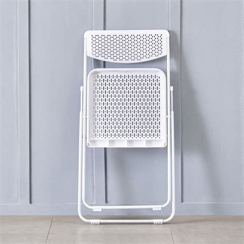 Buy Kreo Metal Folding Chair - White from Home Centre at just INR 1999.0