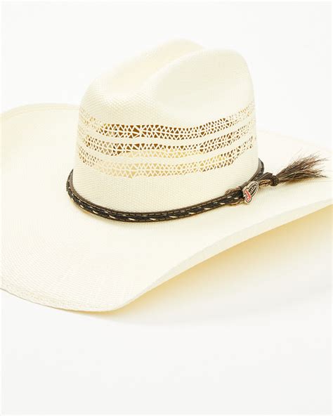 Justin 20X Roughstock Straw Cowboy Hat, Natural