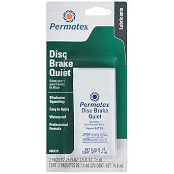Permatex 80729 Disc Brake Quiet, Two .25 oz Pouches : Amazon.in