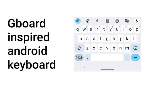 Gboard inspired android keyboard | Figma