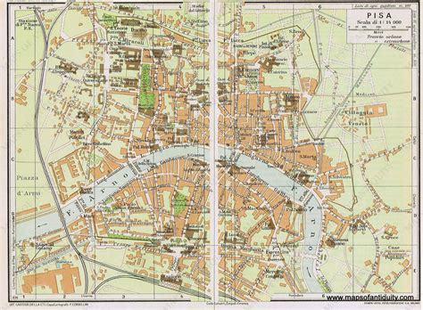 Uguccione Della Faggiola Pisa Italy Map