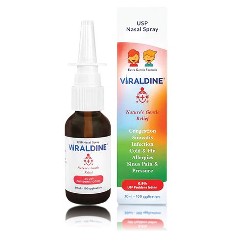 Buy .5% Povidone-Iodine Nasal Spray - Rapid Relief for Daily Congestion ...