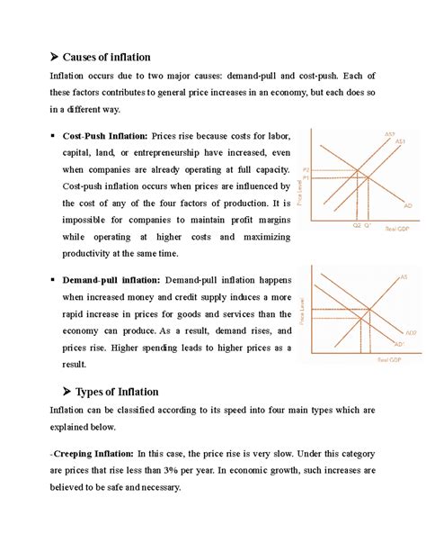 Causes of inflation - Causes of inflation Inflation occurs due to two ...
