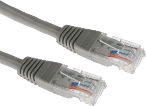 RS PRO | RS PRO, 2 m Cat5e Ethernet Cable, Grey RJ45 to Male RJ45 Male ...