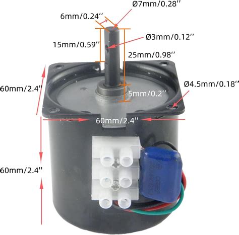 CHANCS 60KTYZ AC Synchronous Gear Motor 110V India | Ubuy