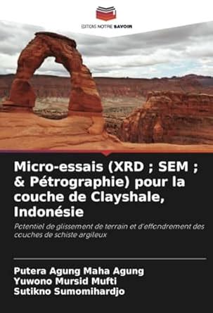 Buy Micro-essais (XRD; SEM; & Ptrographie) pour la couche de Clayshale ...