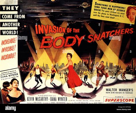 1950s USA Invasion of the Body Snatchers Film Poster Stock Photo - Alamy