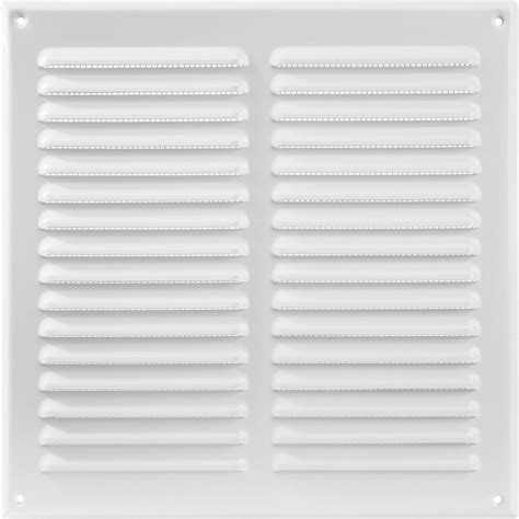 4X12-Classic-White, Flush Floor-Matching Heavy-Duty Metal Vent Cover ...