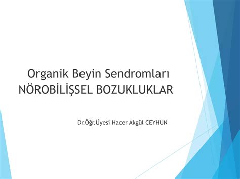nörobilişsel bozukluklar.ppt