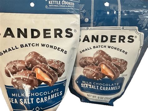 2 packs sanders small batch wonders milk chocolate sea salt caramels ...